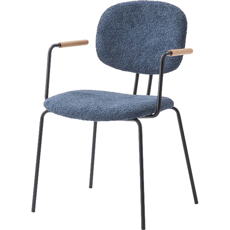 SH-01-PC-366-NV アームチェア ブークレ生地 1脚 ホームテイスト 【通販モノタロウ】 8,498円