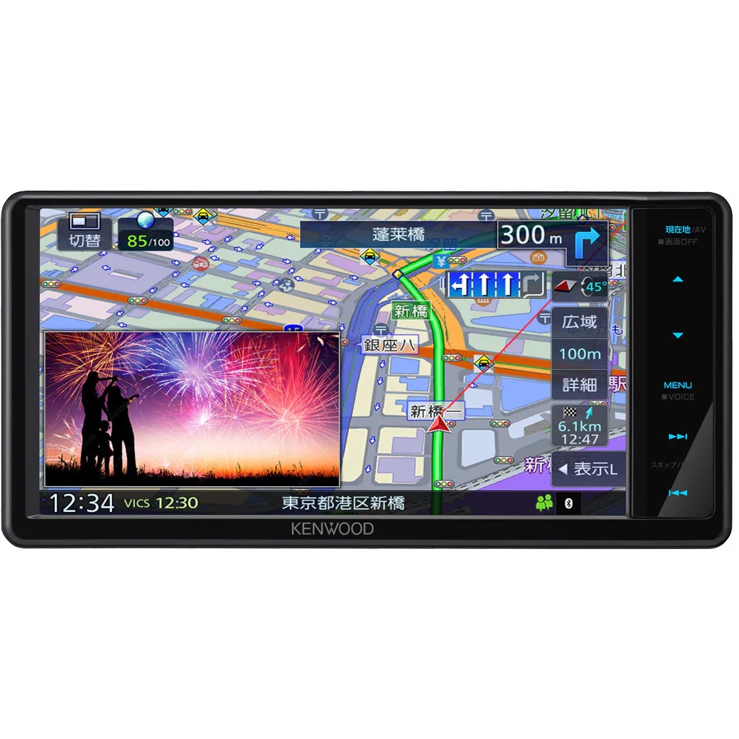 MDV-L612 USB/SD AVナビゲーションシステム JVCケンウッド 画面