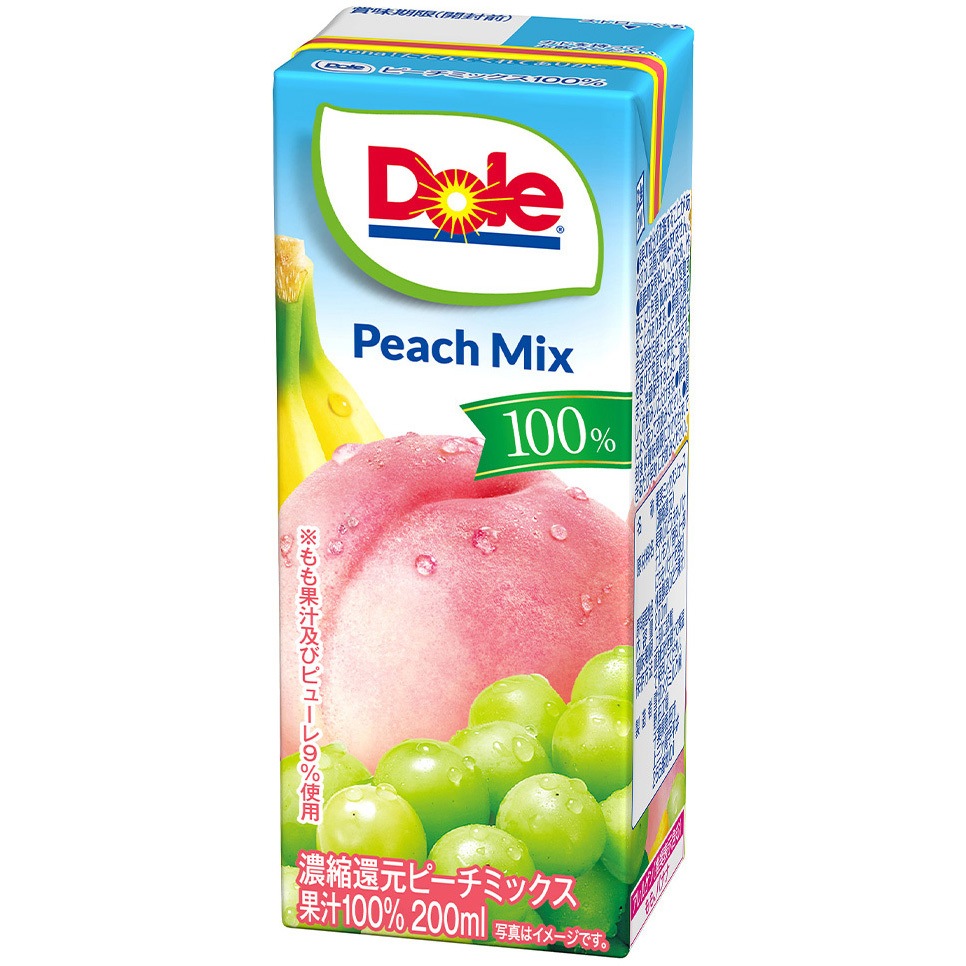 Dole ピーチミックス 1セット(200mL×6本) 雪印メグミルク 【通販
