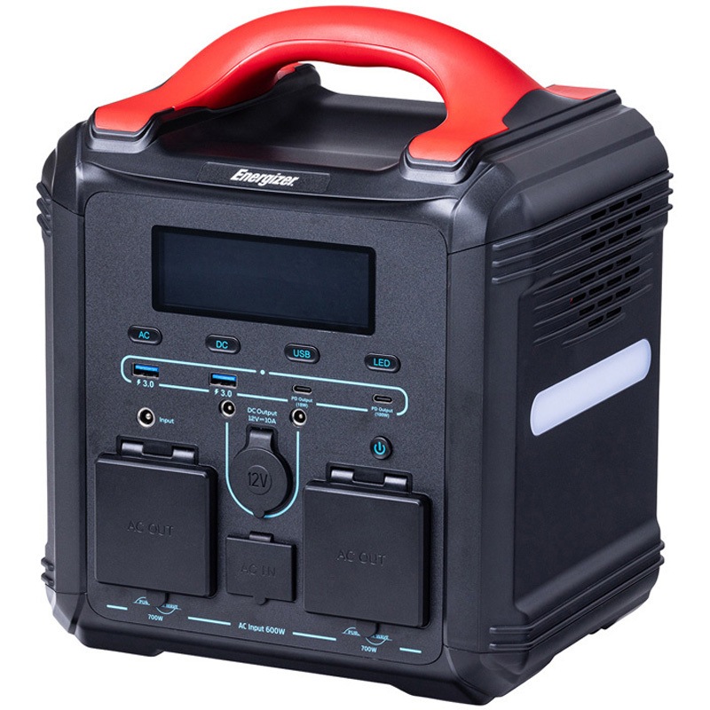 PPS550W1F リン酸マンガンリチウムイオン ポータブル電源 ENERGIZER(エナジャイザー) バッテリー容量551.25Wh/147000mAh 質量10kg W238×D196×H285mmサイズ