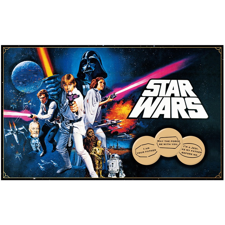 ☆♪☆スターウォーズ STAR WARS クッキー 12枚入り スターウォーズ名セリフクッキー 1セット(12枚×1個) MON・CREVE