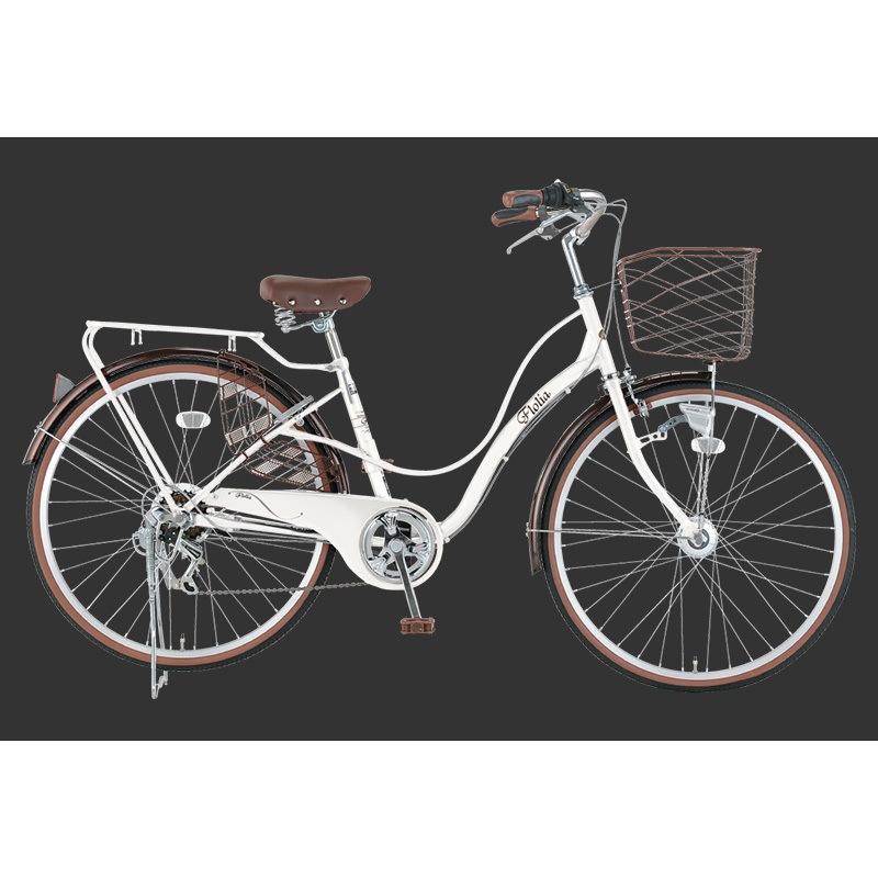 FLO276-BA 【FLO276-BA】27インチ/オートライト/変速外装6段変速 FLOLIA Nホワイト色 27,287円