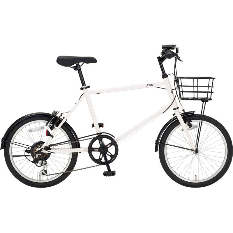 LAS206-Ⅱ 【LAS206-Ⅱ】20インチ/電池ライト/変速外装6段変速 LASSIG Nホワイト色