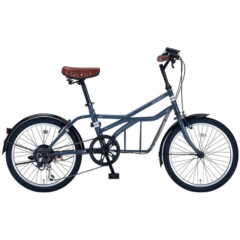 TTB206 【TTB206】20インチ/電池ライト/変速外装7段変速 TOTEBIKE マトDグレー色