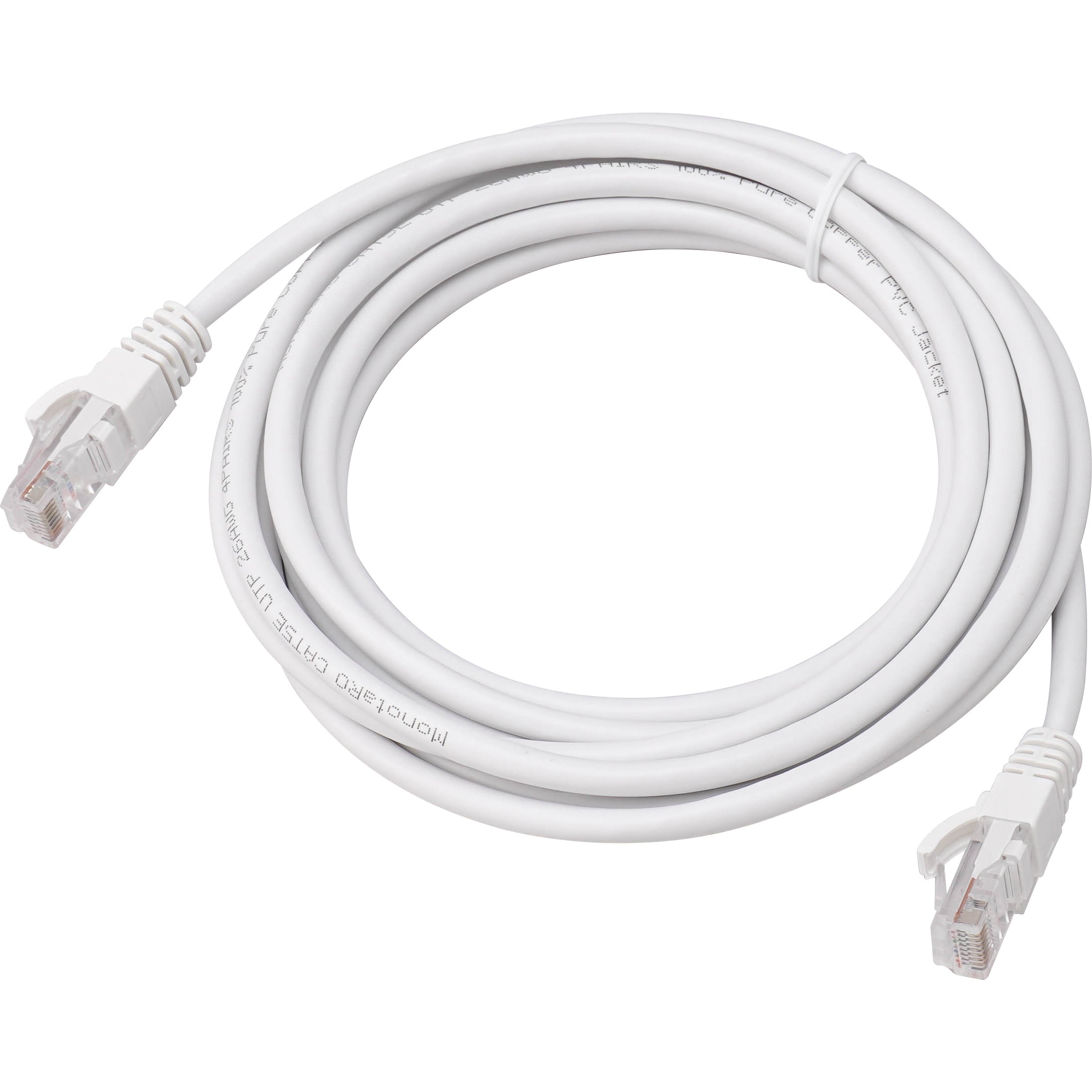 White/3m LANケーブル CAT5e より線 ツメ折れ防止コネクター