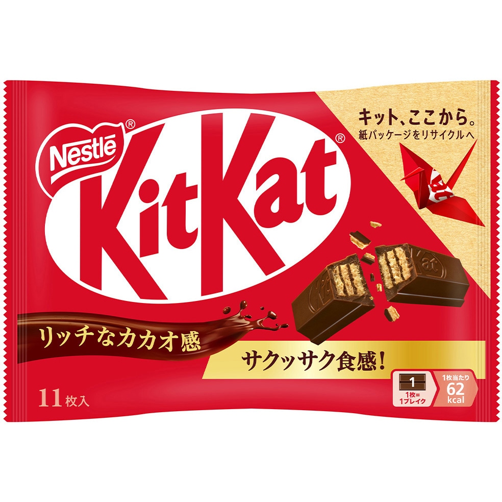 きっとかっとページ キットカット 1セット(11枚×12袋) キットカット 【通販モノタロウ】