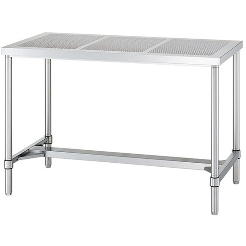 PWHN-12060E パンチング導電作業台 SUS304 PWシリーズ シンコー 間口1200mm奥行600mm高さ800mm  PWHN-12060E