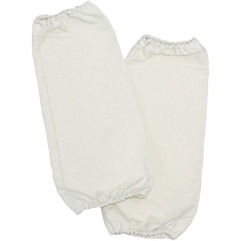 HK-19 帆布腕カバー 1袋 10双入 日光物産(NIKKO) フリー(37cm)サイズ  HK-19