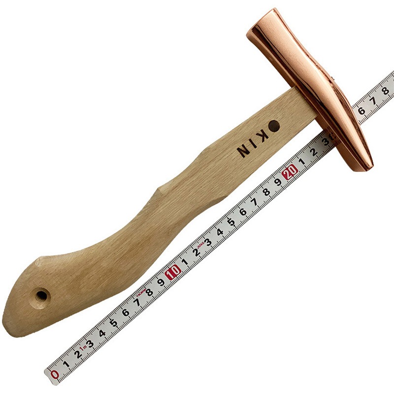 21 蛇曲ショート 250mm ブロンズ マルキン印 板金ハンマー ステン武力屋 マルキン印 頭径22mm