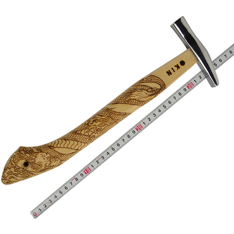 21 真直 350mm「巻龍」 マルキン印 板金ハンマー ステン武力屋 マルキン印 頭径21mm
