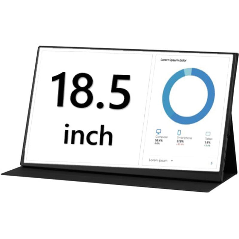 DP-EF184S-B ポータブルモニター 18.5インチ アイリスオーヤマ 解像度