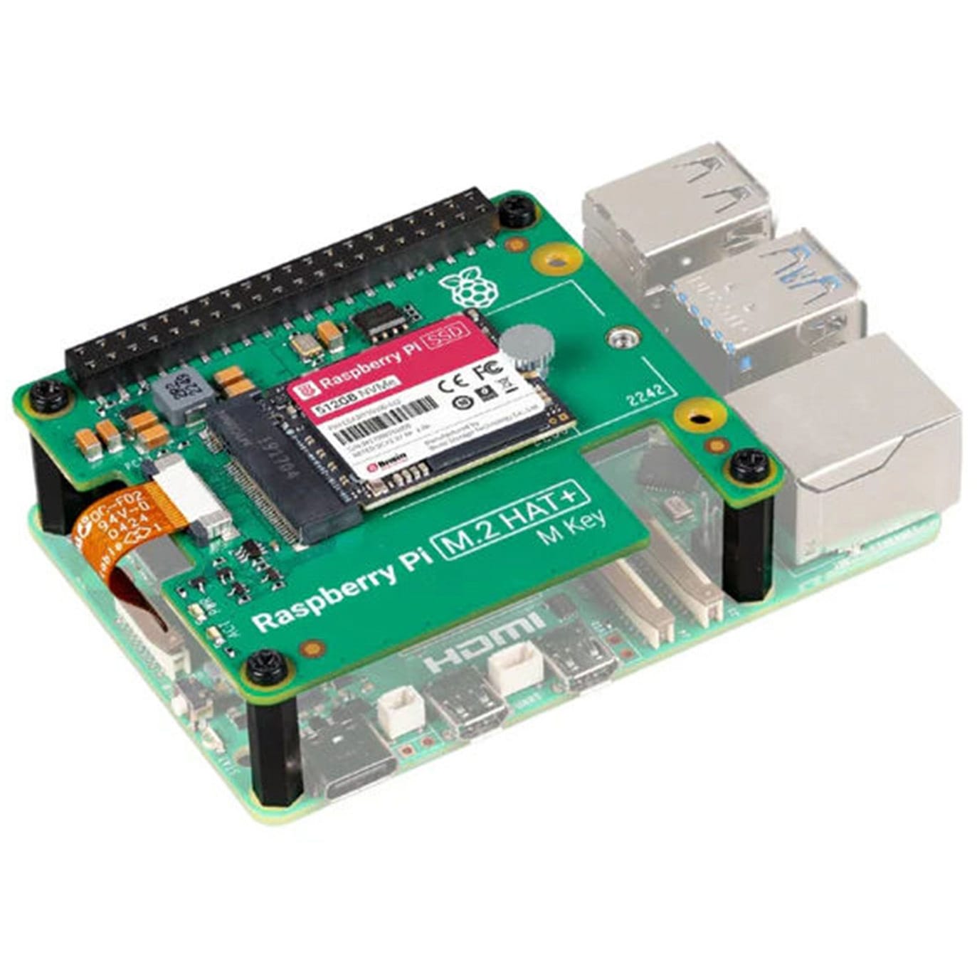 SC1676 Raspberry Pi SSD Kit 512GB Raspberry Pi 寸法2230(22×30)mm