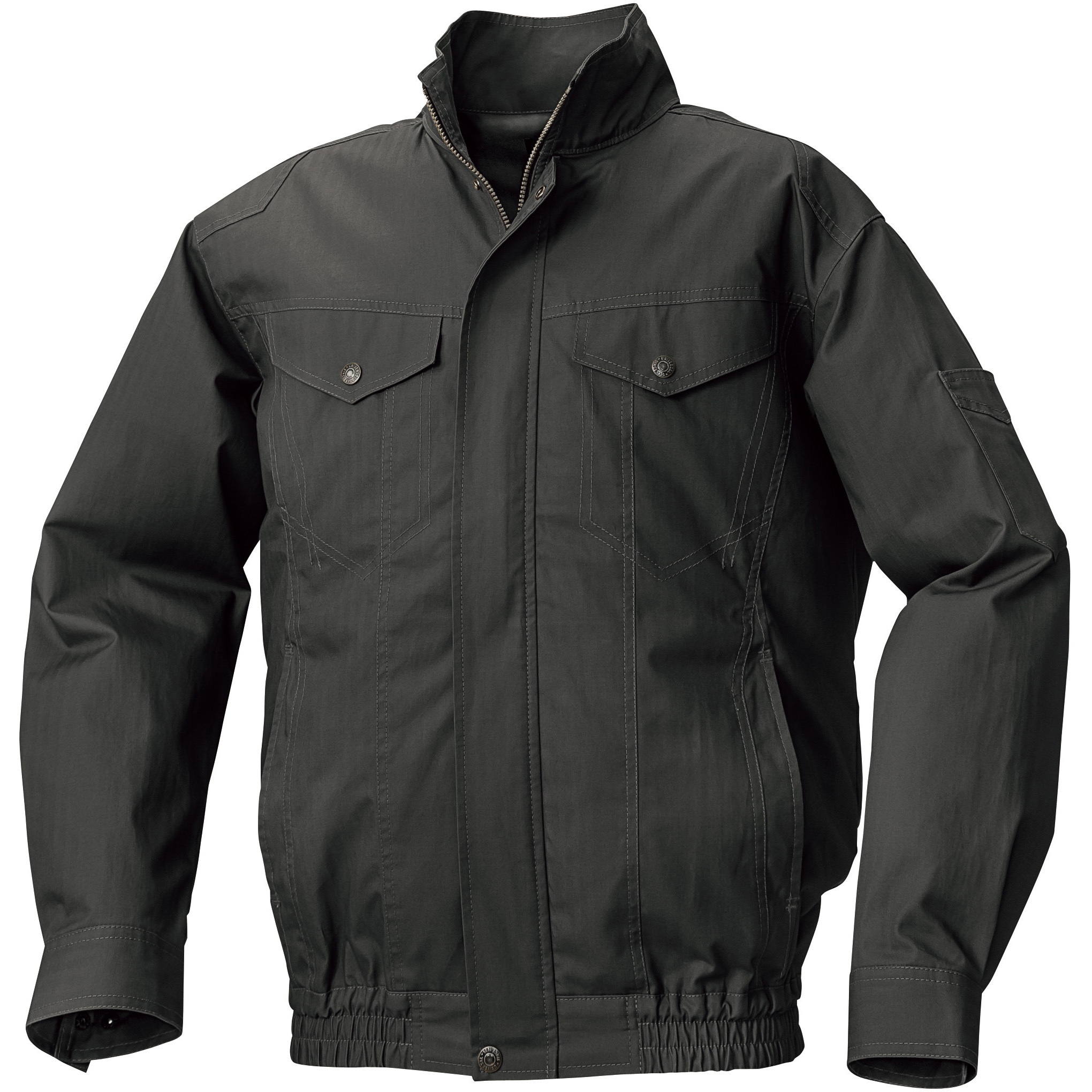 KU92040C09S4 綿ヘリンボーン空調服[[TMU]] KU92040 空調服 サイズLL