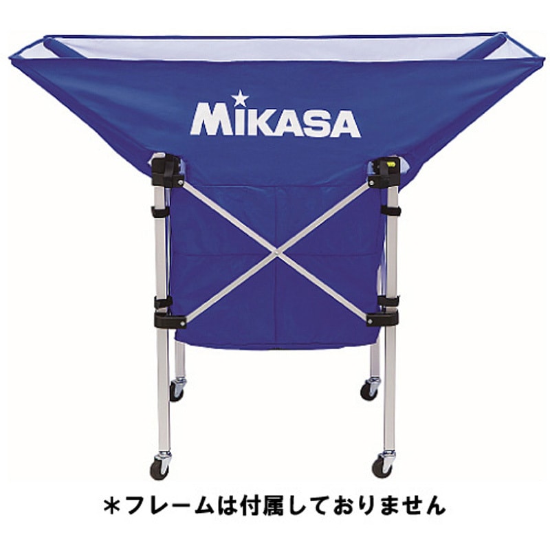 ＭＩＫＡＳＡ 携帯用折り畳み式ボールカゴ ブルー ACBB210BL AC-BB210-BL 折り畳み式ボールカゴ(舟型)幕体 1個 MIKASA (ミカサ