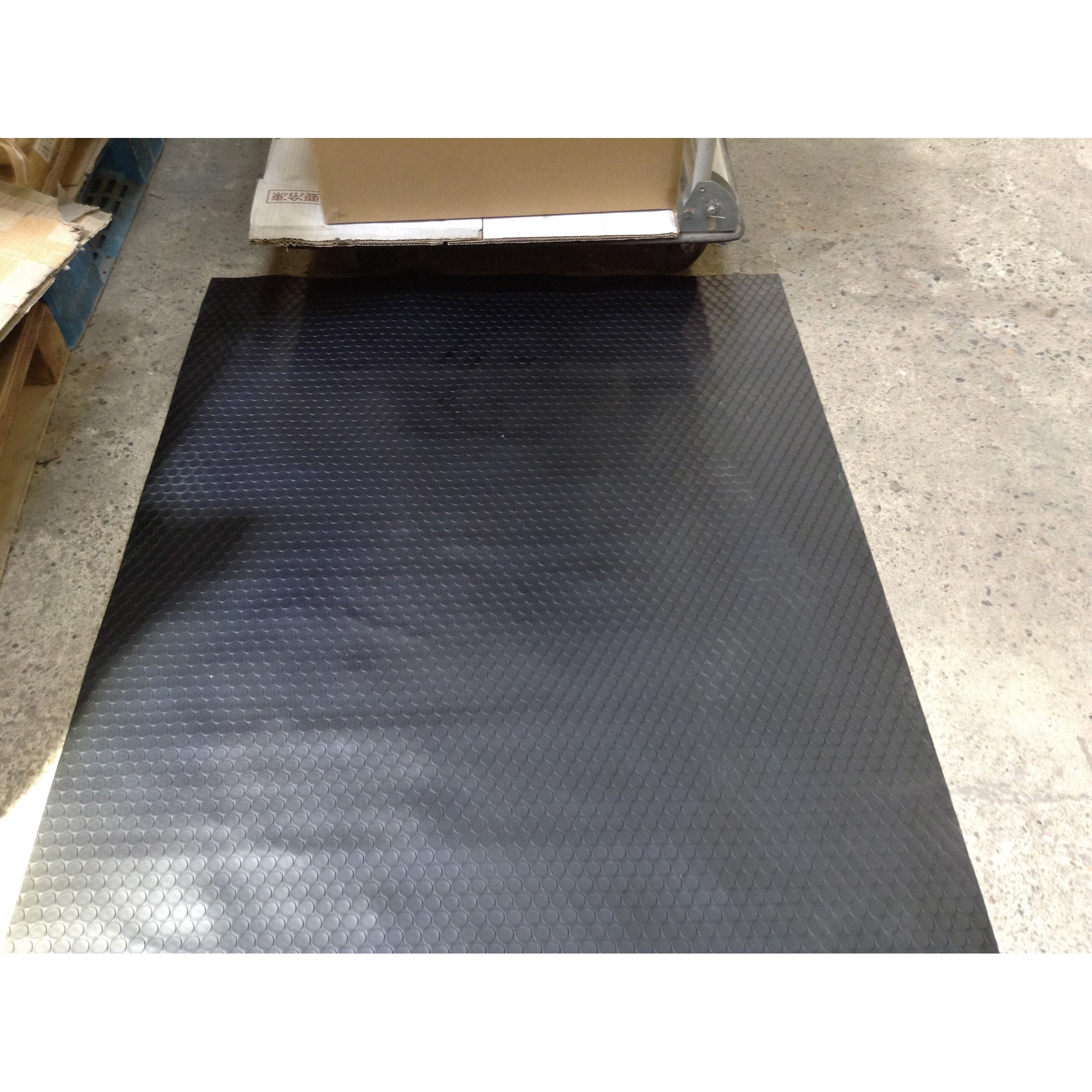 003025 塩ビ養生マット 柄：コイン 1巻 ワニ印 【通販モノタロウ】