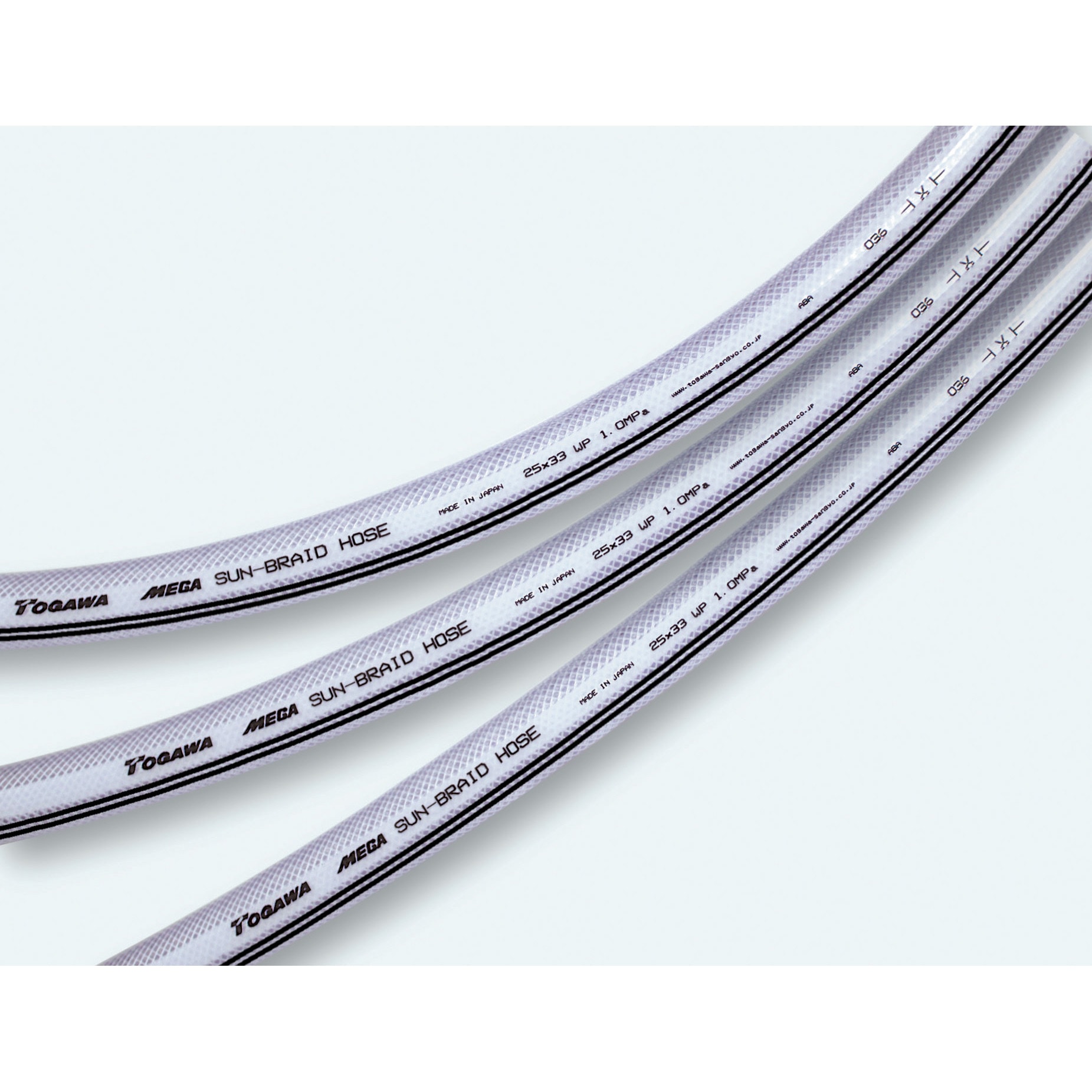 SB-25-20 MEGAサンブレーホース 十川産業 クリア色 内径25mm外径33mm長さ20m 1巻 SB-25-20