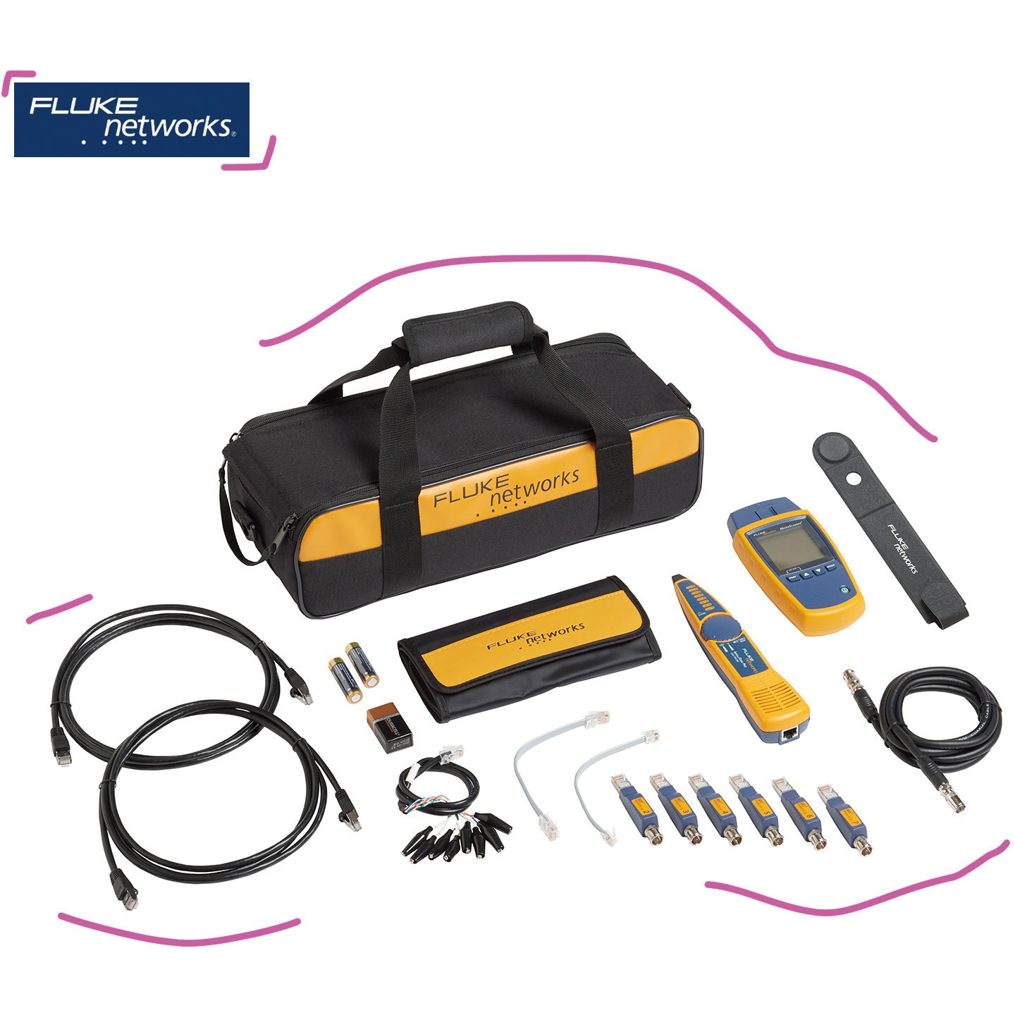 MS2-KIT マルチメディア・ケーブル・テスター 1台 Fluke Networks