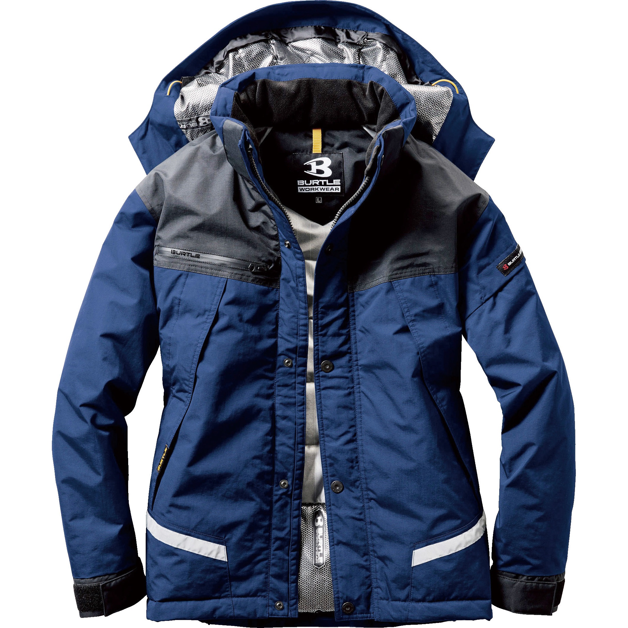 7610-3-LL 防水防寒ジャケット 7610 ネイビー バートル LL