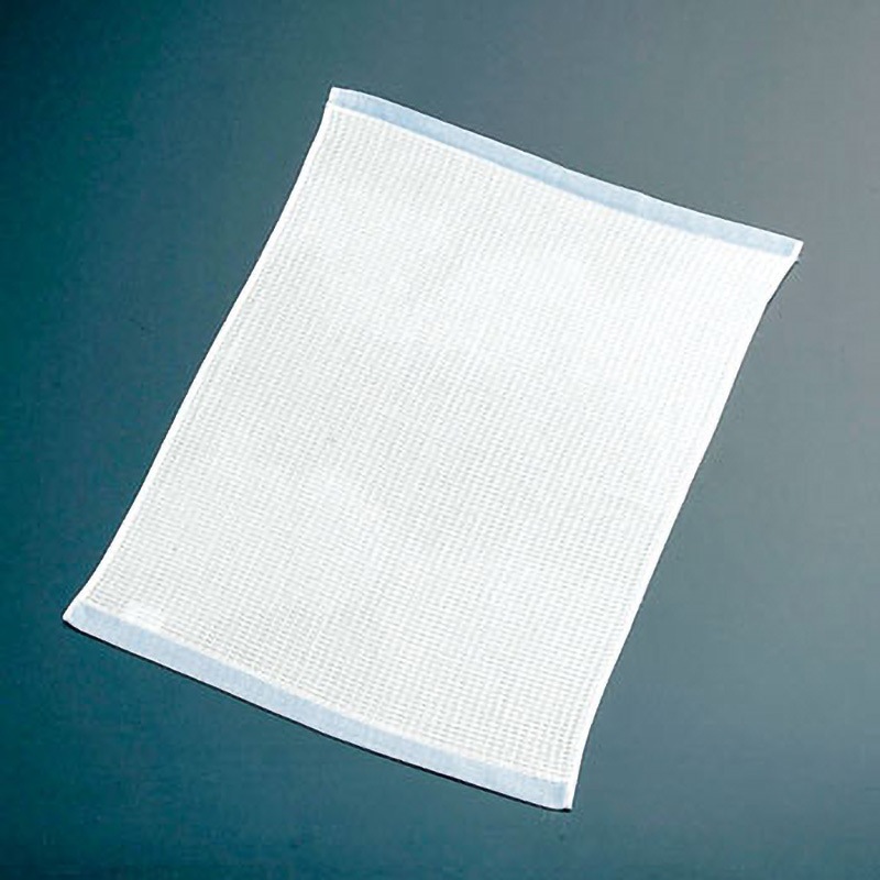 ‐ ミューファン 抗菌フキン 吉田織物 綿100%製 ブルー色 大サイズ 寸法330×700mm 1パック(12枚)