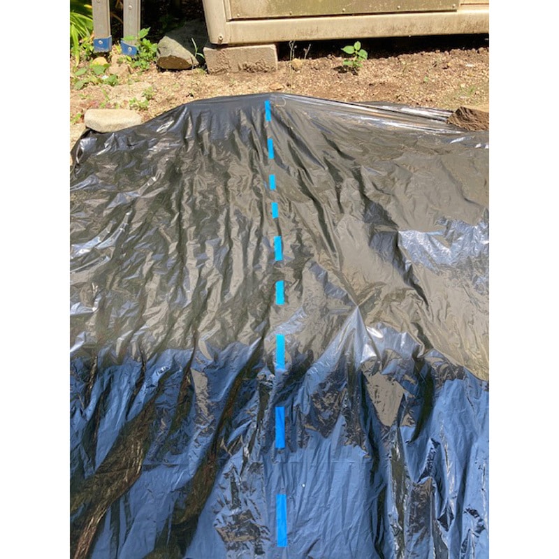 マルチシート 黒 センターライン入 モノタロウ 幅95cm長さ200m 1巻