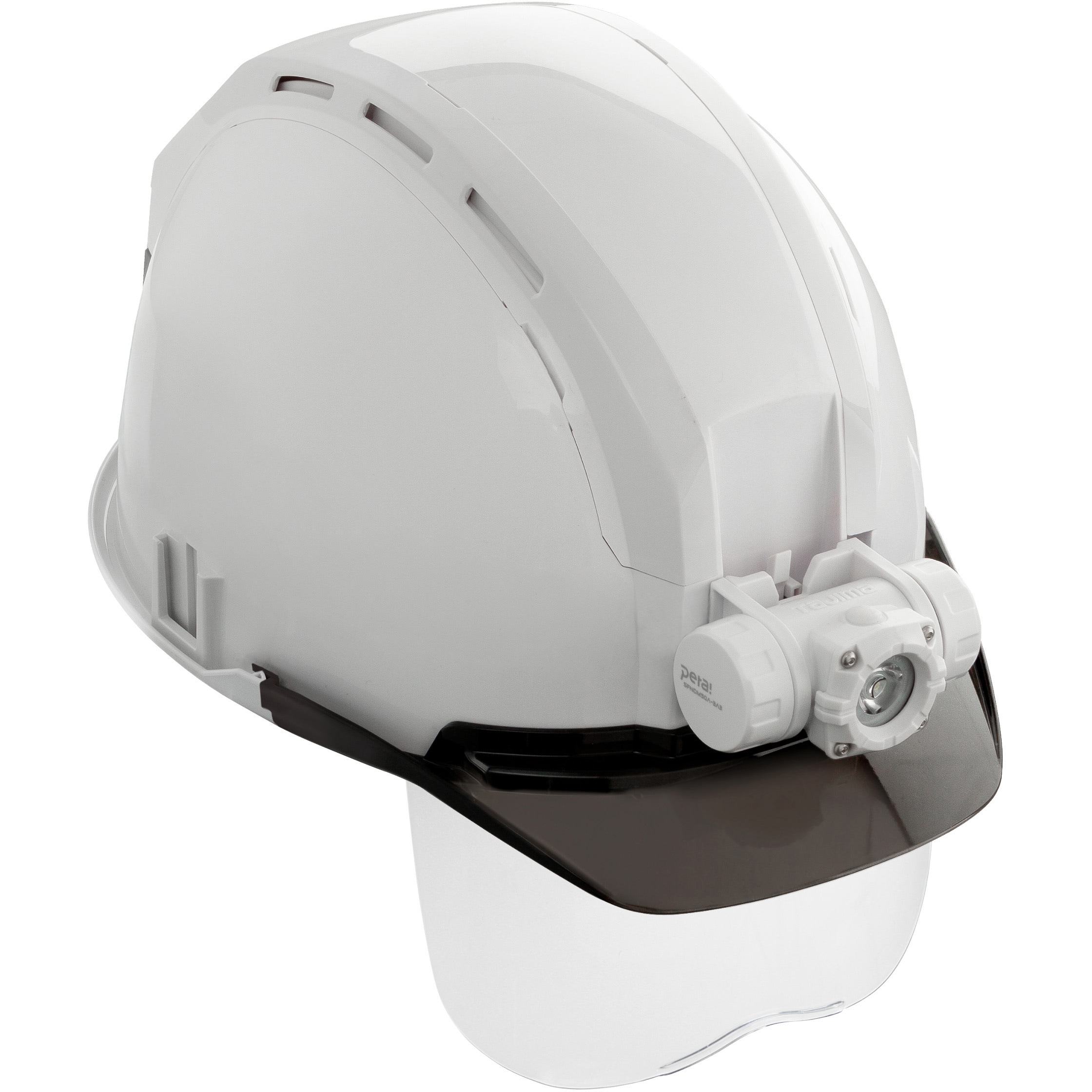 HSWSB2 セフメット(セフ取付溝付ヘルメット) ベーシックセット タジマツール(TJMデザイン) ホワイト 衝撃吸収ライナー有 通気孔有