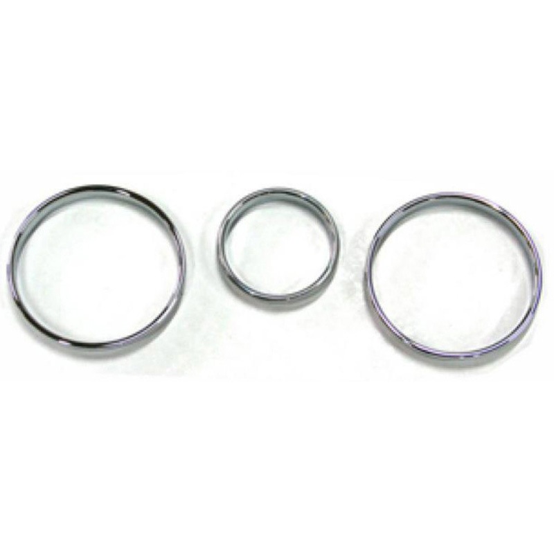 NB0-0132C エアコンダイヤルトリムカバー クローム NB0-0132C アイエルモータースポーツ 内容3個セット