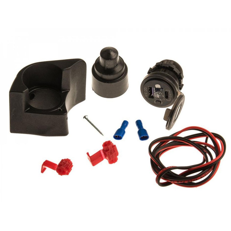 NA0-301512 USBチャージャー ロングセンターコンソール用 NA0-301512 アイエルモータースポーツ ブラック色