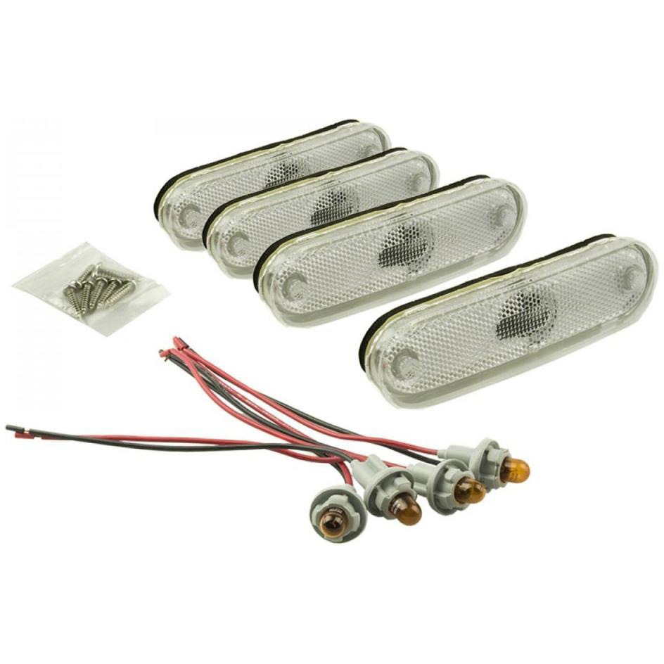 NAB-1555 サイドリフレクターセット クリア バルブタイプ NAB-1555 1個 アイエルモータースポーツ 【通販モノタロウ】