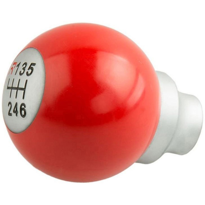 NC0-301662 シフトノブ ボールタイプ レッド/シルバー 6速 NC0-301662 1個 アイエルモータースポーツ 【通販モノタロウ】 13,485円