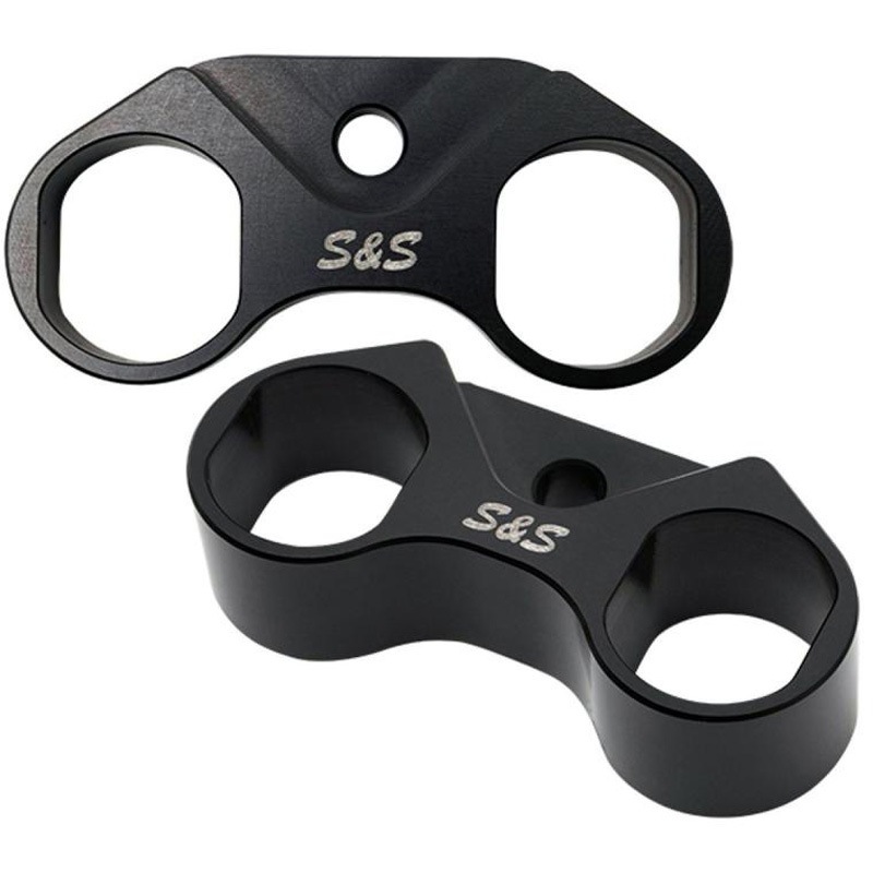 330-0741 Tappet Cuffs， Set 330-0741 エスアンドエスサイクル タペットカフスタイプ アルミ ブラック色