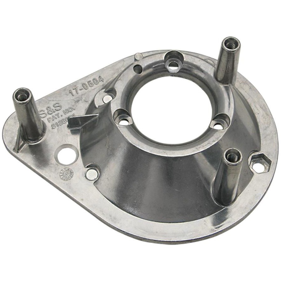 106-0950 バックプレートアダプター単体 106-0950 エスアンドエスサイクル クラシックティアドロップタイプ シルバー色