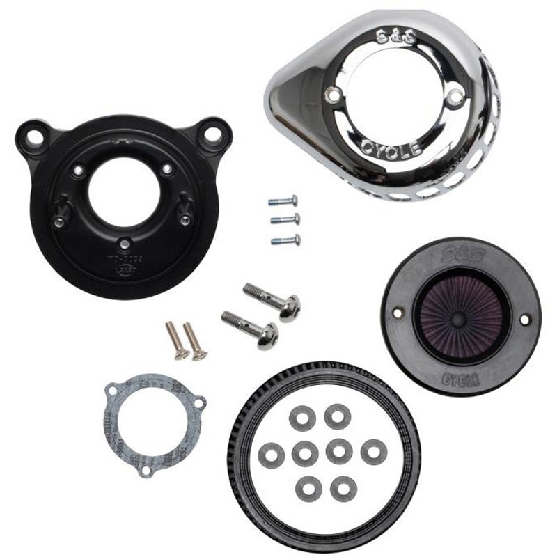 170-0719A AirStinger エアスティンガーステルス エアクリーナーキット クローム 170-0719A 1個 エスアンドエスサイクル 【通販モノタロウ】