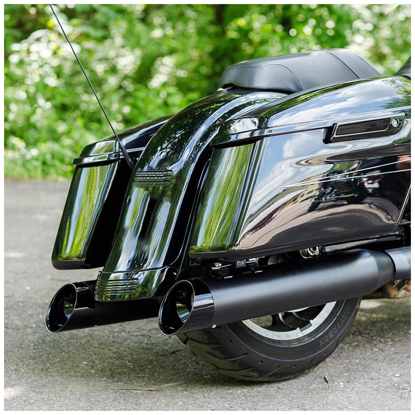 550-1010 スリップオン Mk45カットラス ブラック/ブラック 550-1010 1個 エスアンドエスサイクル 【通販モノタロウ】