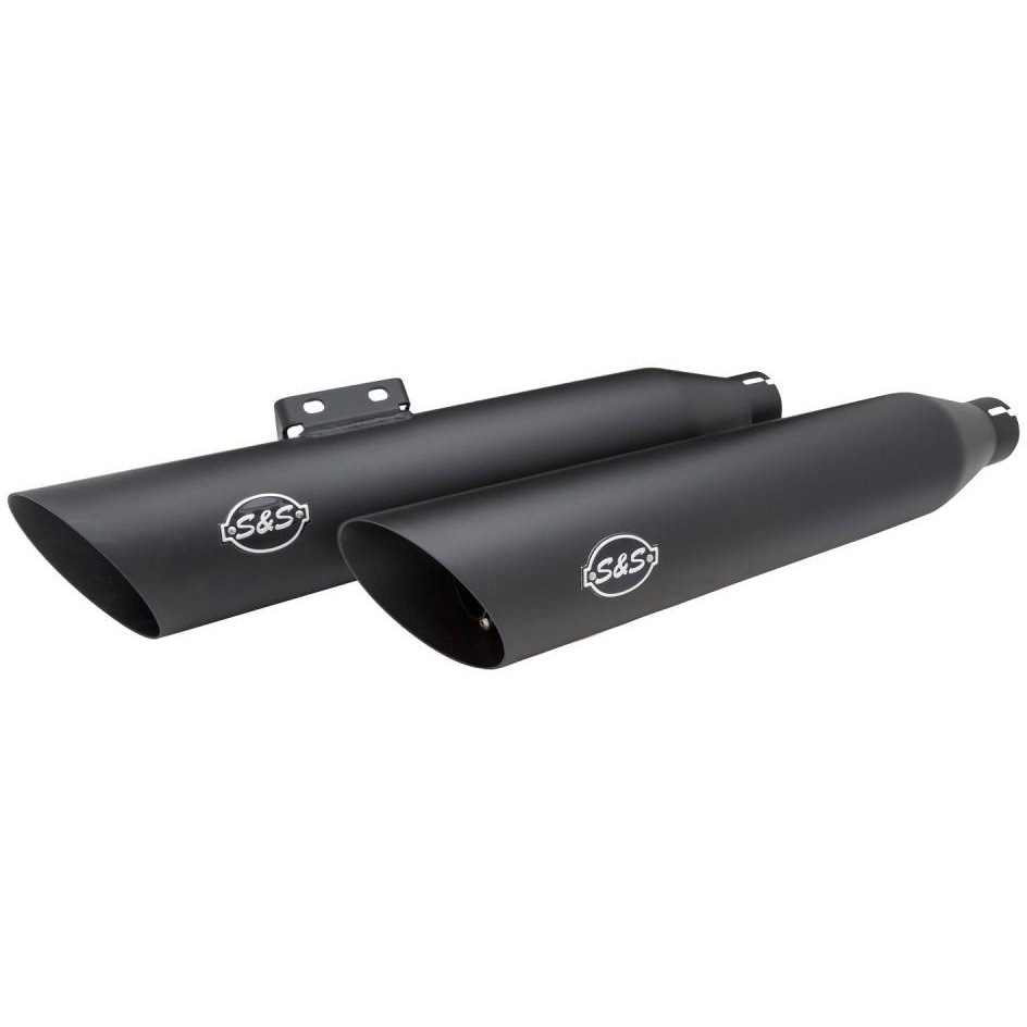 550-0752B スリップオン スラッシュカット ブラック+CAT 550-0752B 1個 エスアンドエスサイクル 【通販モノタロウ】