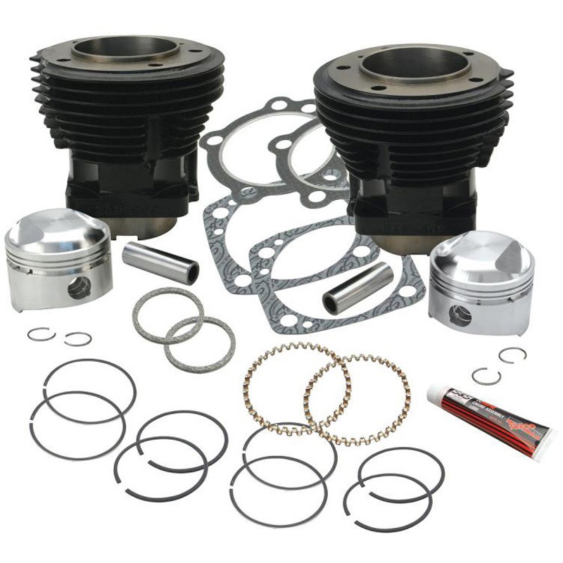 91-9024 BORE CYLINDER&PISTON KIT 91-9024 エスアンドエスサイクル 鋳鉄/アルミ ブラック色