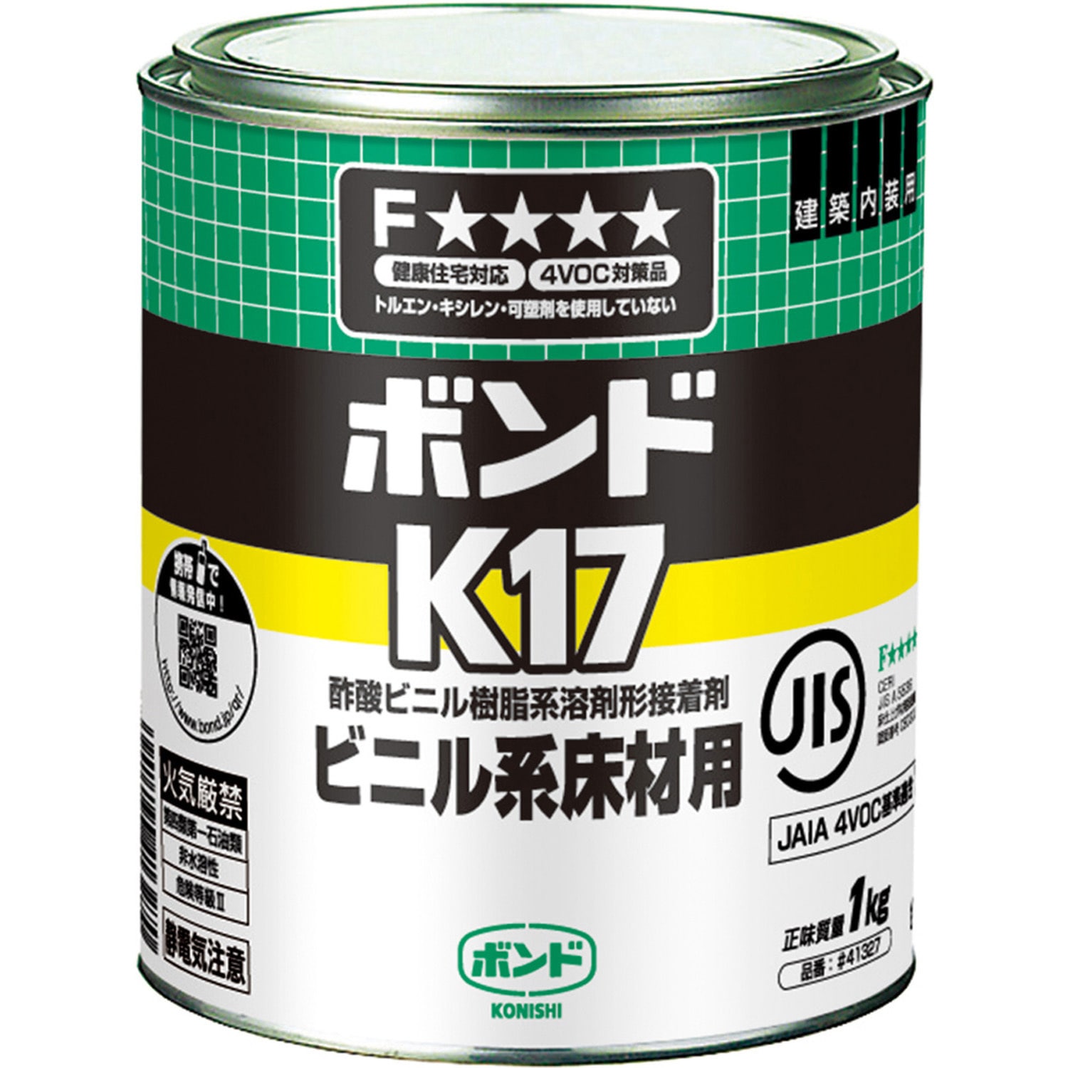 41327 ボンドK17 床材用 1箱(1kg×6本) コニシ 【通販モノタロウ】