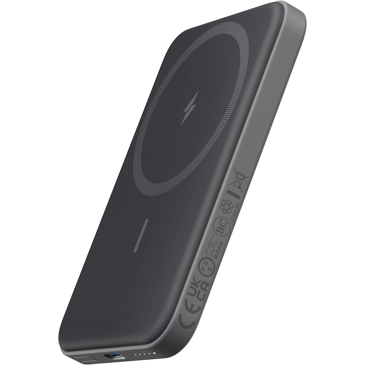 A1610012 Anker 621 Magnetic Battery (MagGo) Anker(アンカー) ブラック色 バッテリー容量5000mAh