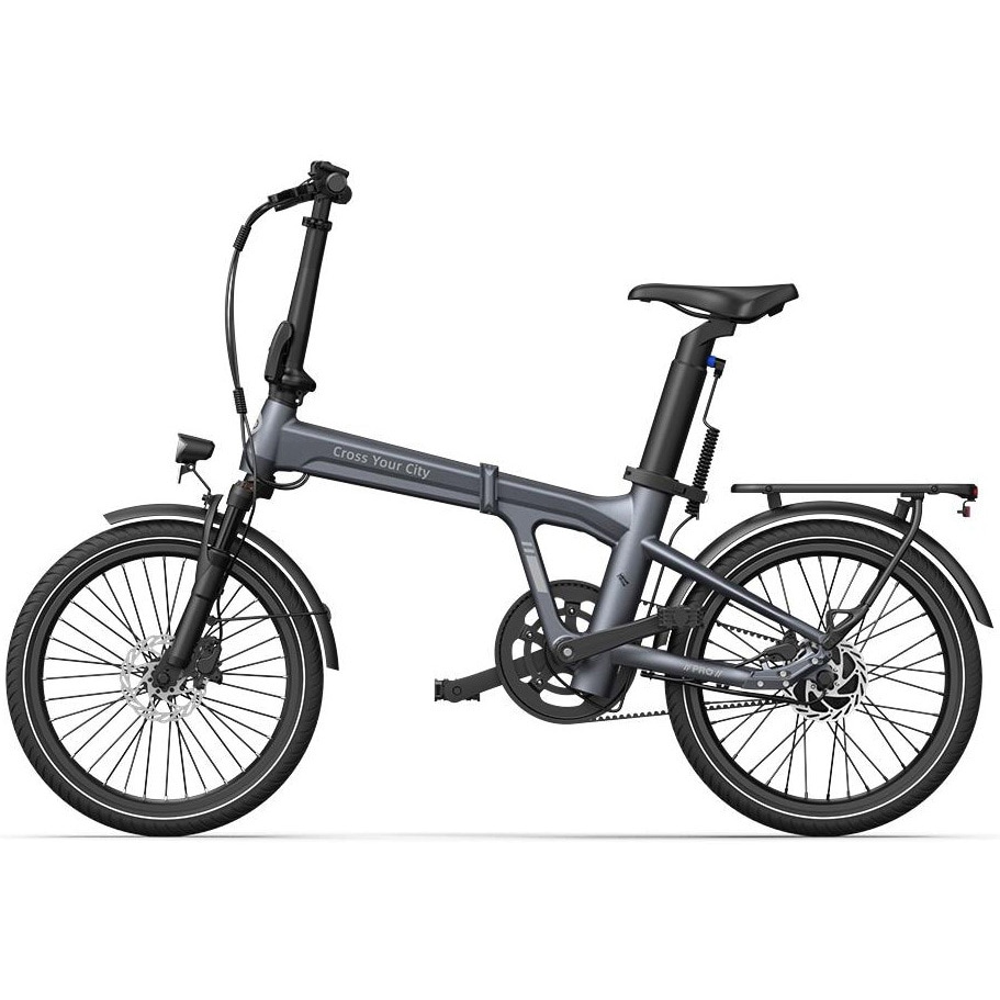 AIR-20-PRO-TC-GY 防災サイクル 20型 自動2段変速機能付き折りたたみ 
