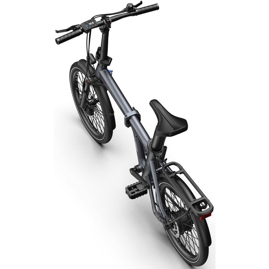 折りたたみ式　電動アシスト自転車 グレー AIR-20-PRO-TC-GY 防災サイクル 20型 自動2段変速機能付き折りたたみ