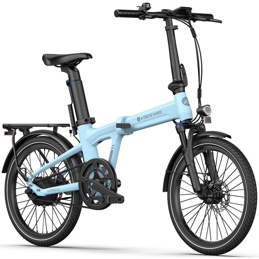 AIR-20-PRO-TC-BL 防災サイクル 20型 自動2段変速機能付き折りたたみ