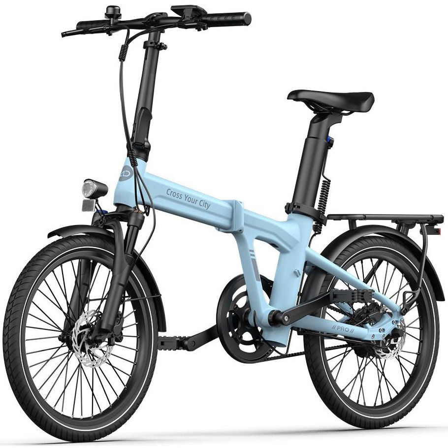AIR-20-PRO-TC-BL 防災サイクル 20型 自動2段変速機能付き折りたたみ