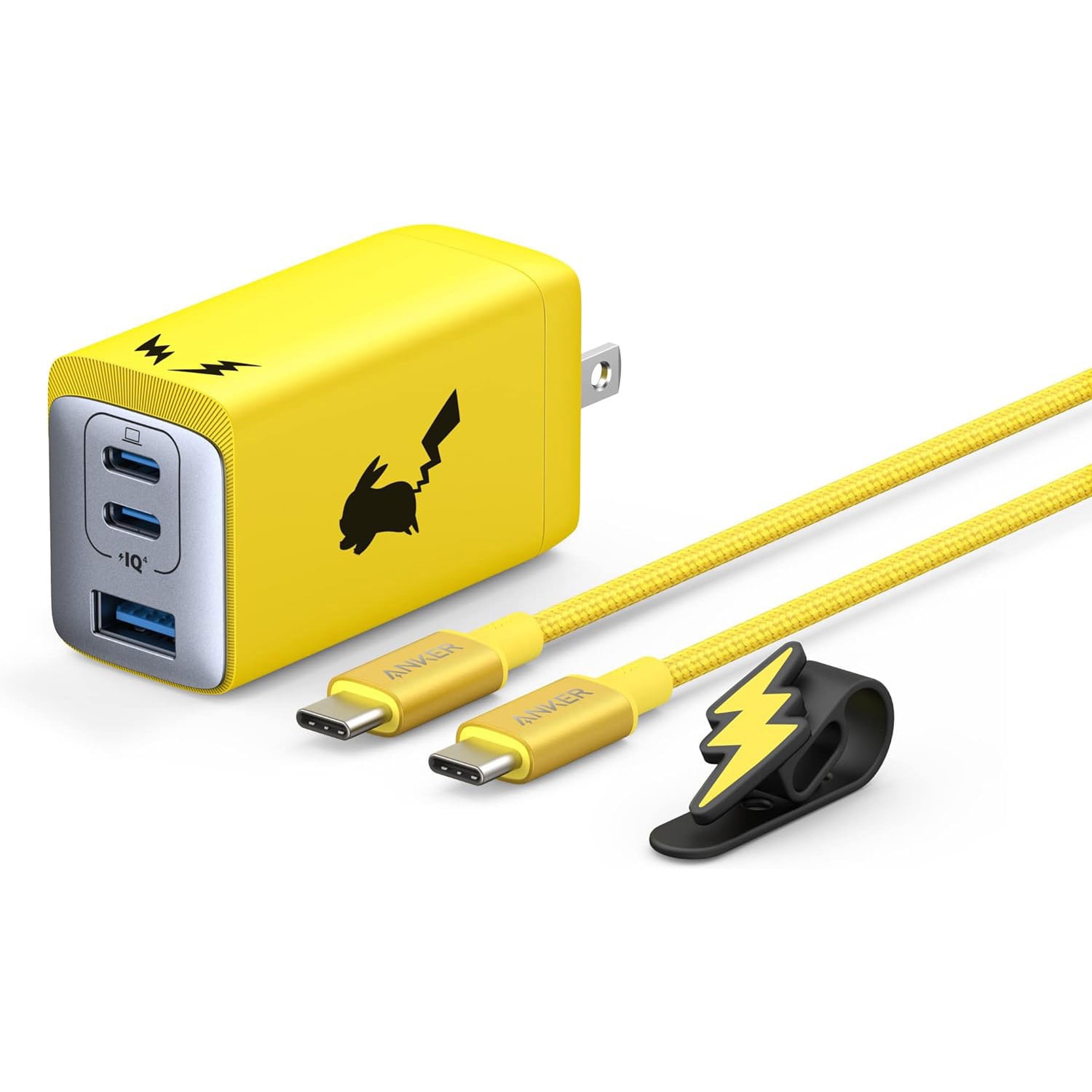 B2668N71 Anker USB急速充電器 65W ピカチュウモデル Anker(アンカー) ケーブル長1.0m