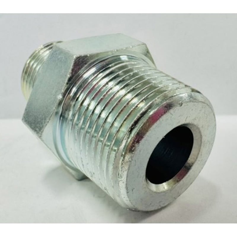 RNI-65A×40A-S80 鍛鋼製ねじ込み式管継手 白 異径ニップル 1個 藤井