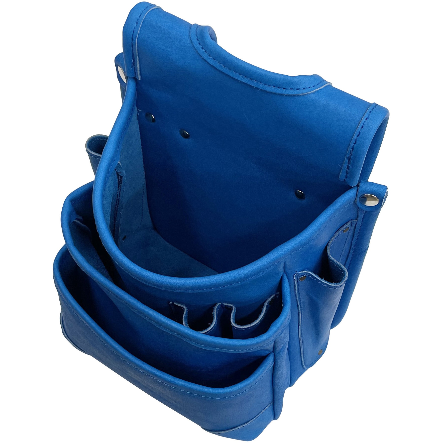 CHS-06BU 革製腰袋3段 コヅチ ブルー色 CHS-06BU - 【通販モノタロウ】