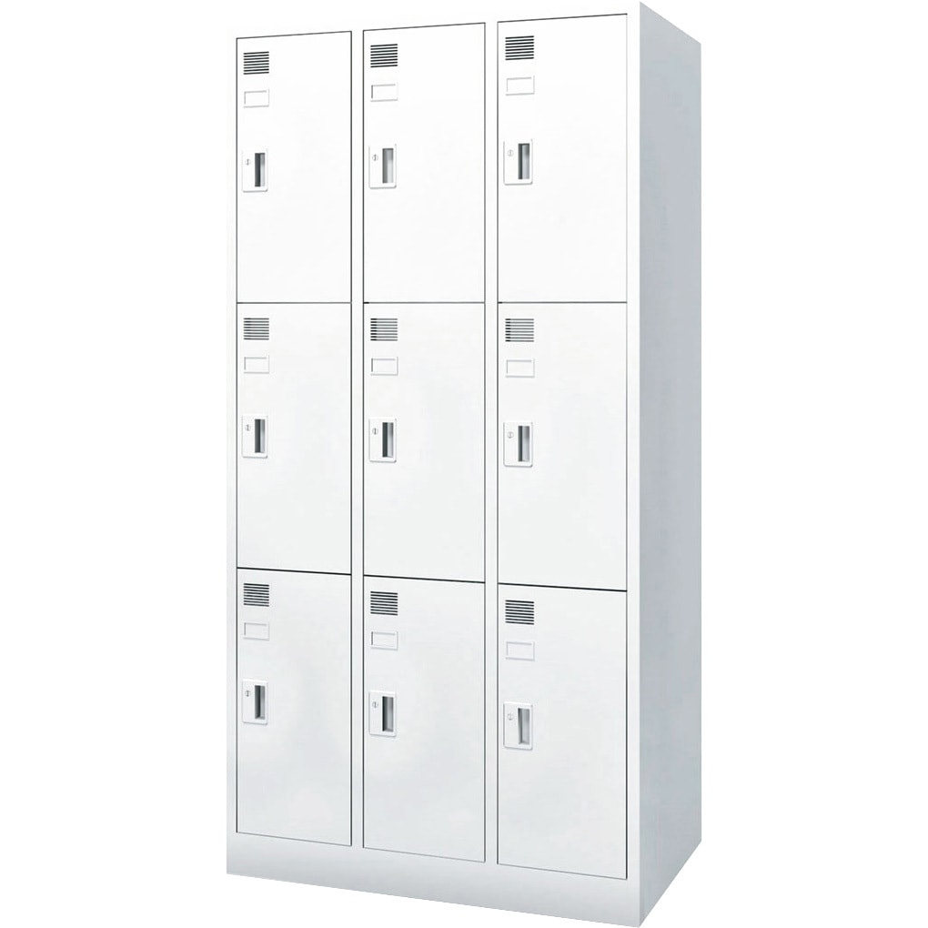 5-860-0171 システムロッカー NS 内田洋行 人数9人用(3連3段) ダイヤル錠   5-860-0171