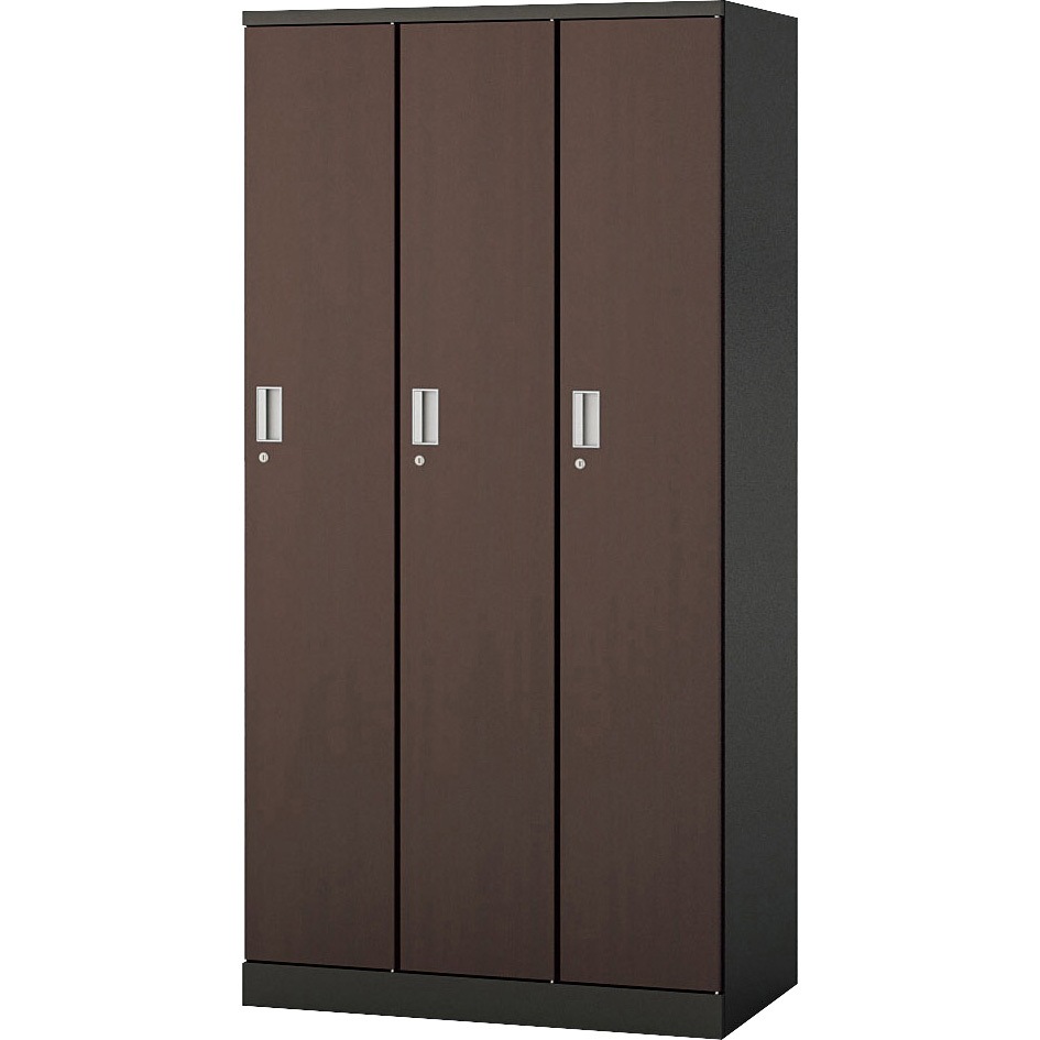 5-860-0611 木目ロッカー HLN型 内田洋行 内筒交換錠 人数3人用   5-860-0611