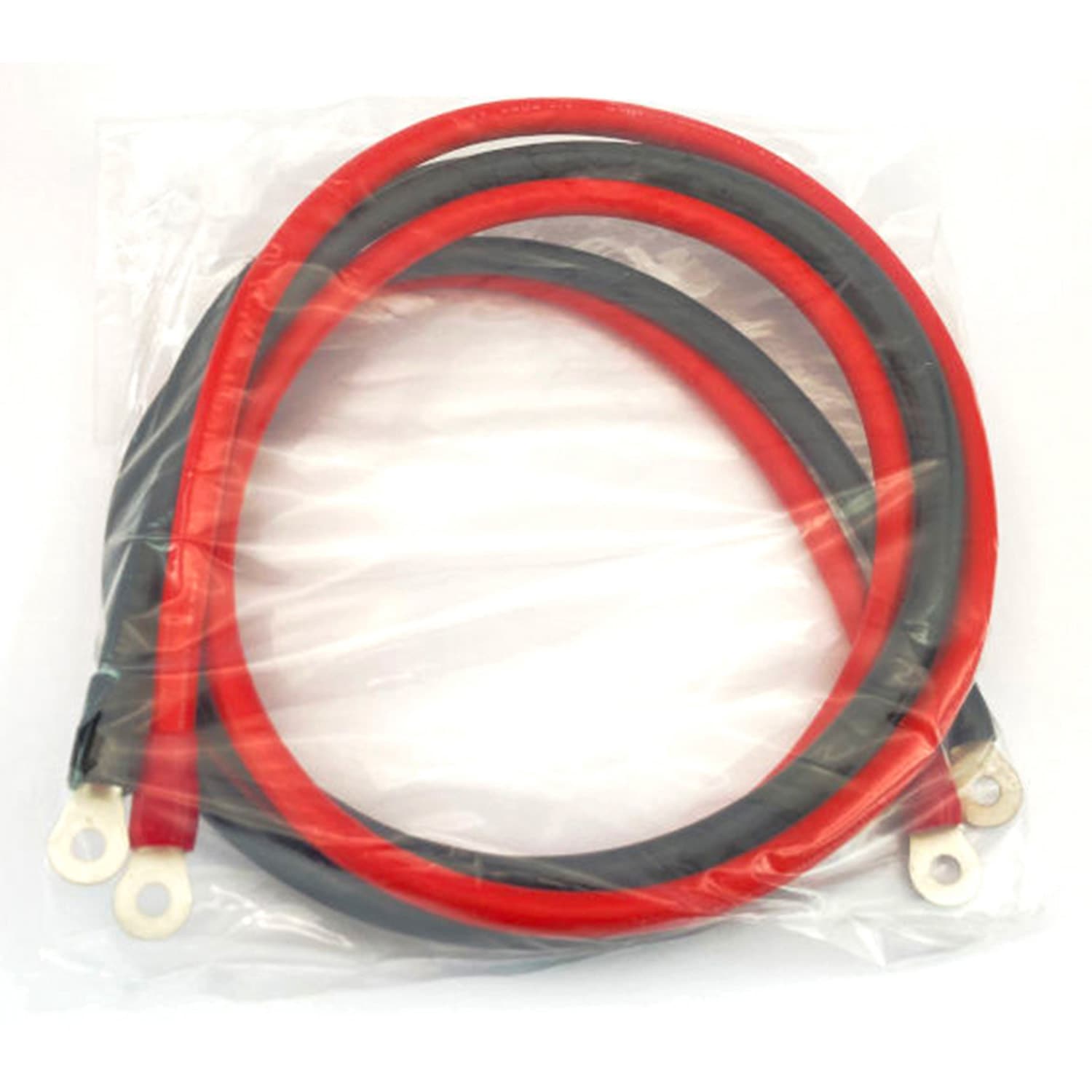 KEI-KIV38-R388-2.0 両端R38-8端子付 KIV38sq(AWG2)ケーブル 赤黒2本セット 1セット 共立電子産業 【通販モノタロウ】