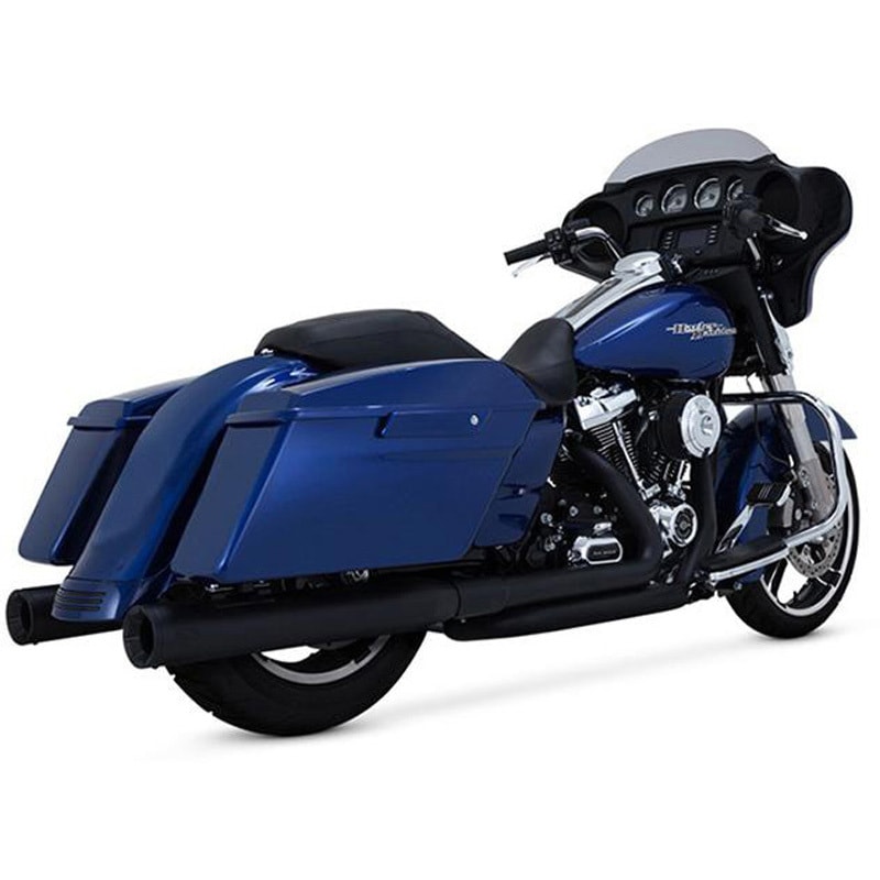 1801-1067 Eliminator400 エリミネーター スリップオン ブラック マフラー 1801-1067 Vance&Hines 適合ツーリングファミリー(17-20)