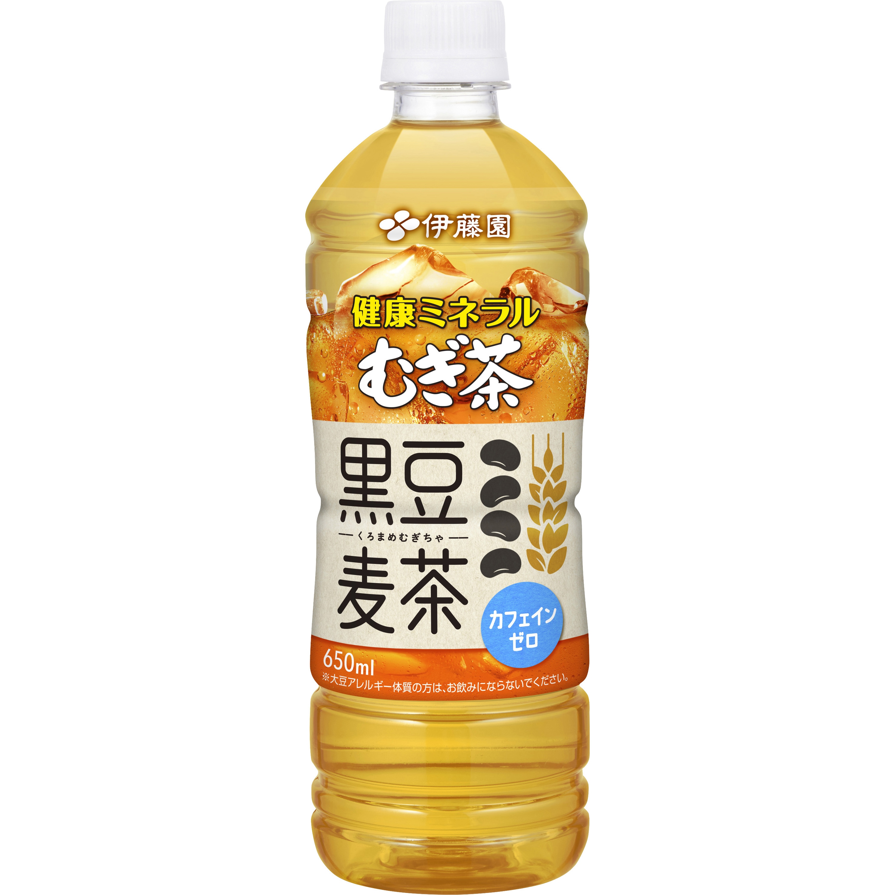 66305 健康ミネラルむぎ茶 黒豆麦茶 1箱(650mL×24本) 伊藤園 【通販