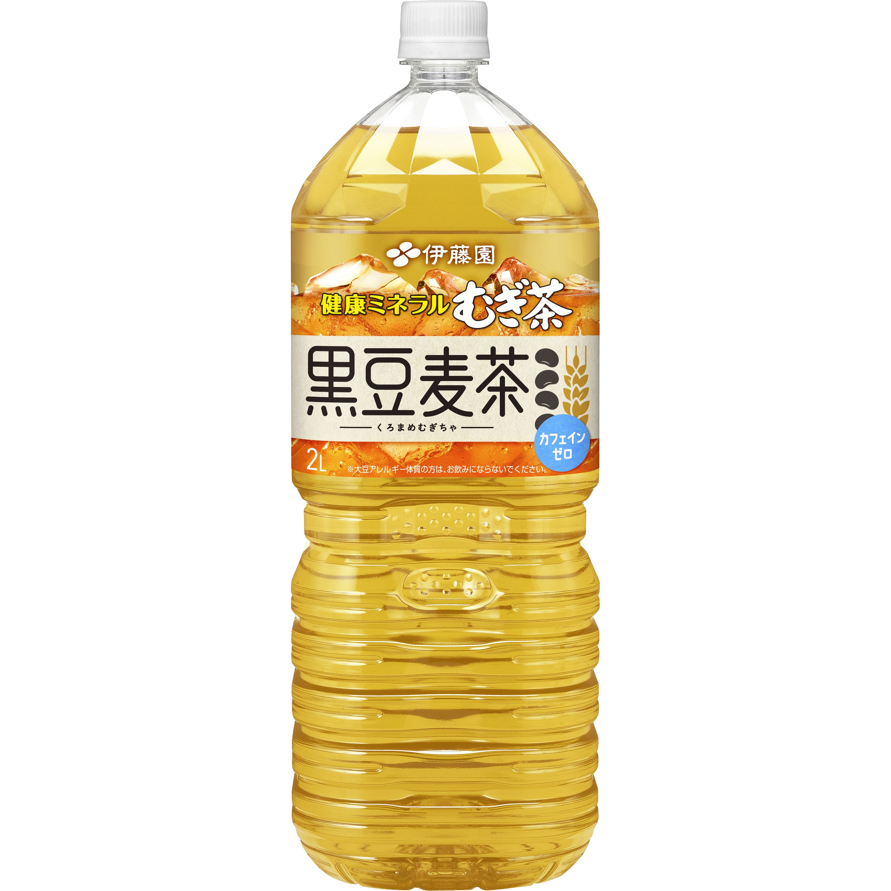 66303 健康ミネラルむぎ茶 黒豆麦茶 1箱(2000mL×6本) 伊藤園 【通販
